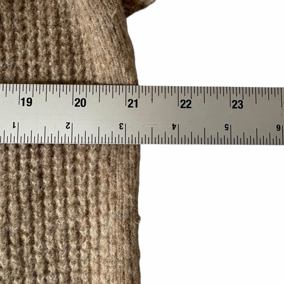 🤎 LOFT Ribbed Turtleneck Sweater | Taupe Heather | Size Large 🤎 - Picture 8 of 10